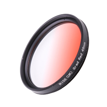 Filtro de câmera para nikon, 49mm, cor vermelha gradual d3100 d3200 d5100 slr, lente de câmera 2024 - compre barato