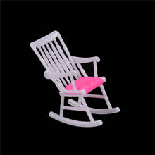 1 шт. мини-Кукольное кресло-качалка для аксессуаров, мебель для кукольного домика, украшение для кукольного домика, детская игрушка для девочек, подарок на Рождество 2024 - купить недорого