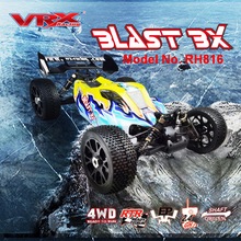 VRX Racing RH816 brushless 1/8 scale 4WD Electric off road rc car,RTR/60A ESC/3650 motor/11.1V 3250mAH Lipo Battery/2.4GHz 2024 - buy cheap