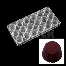 Cupcake shaped candy chocolate mold , baking pastry tools DIY making confectionery plastic polycarbonate chocolate mold 2024 - buy cheap