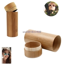 Бамбуковый футляр для солнцезащитных очков модный мужской женский бамбуковый деревянный футляр для солнцезащитных очков ручной работы фу... 2024 - купить недорого
