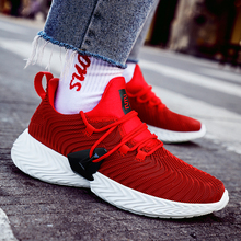 Men Sneakers Breathable Air Mesh Outdoor Sport Shoes for Man Spring Summer Cushion Training Running Shoes Zapatos De Hombre Red 2024 - buy cheap