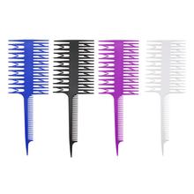 Professional Fish Bone Shape Comb Brushes Magic Unique Salon Hair Dyeing Sectioning Combs Women Hair Dyeing Styling Comb Tools 2024 - buy cheap