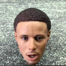 Black Men Head Sculpt Model 1:6 Scale Stephen Curry Basketball Star Head Carving Toys Action Figures Accessories 2024 - buy cheap