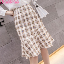 Lukaxsikax-ruffled skirt for women 2024 - compre barato