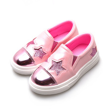 Plata Rosa niños zapatos 2019 zapatos casuales Niño Zapatos bebé niña de estudiante Zapatos de deporte niñas estrellas brillantes 3 4 5 6 7 8 9 10 11 12 14T 2024 - compra barato