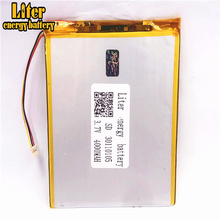 1.0 MILÍMETROS 3pin conector 30110105 3.7 v 4000 mah lipo bateria li-ion recarregável Baterias de lítio polímero tablet pc 2024 - compre barato