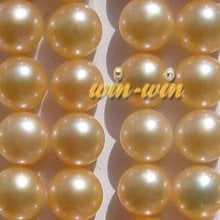 AAAA envío gratis perla suelta de agua dulce media perforada, cuentas de Color champán de 9-10mm 2024 - compra barato