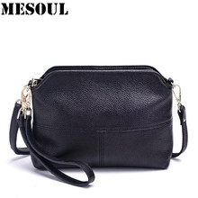 Women's Shoulder Bags Genuine Leather Handbag Female Casual Crossbody Bag Ladies Small Messenger Clutches Fashion Tote Bag Purse 2024 - buy cheap