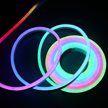 Tira de luces Led de arco iris para decoración del hogar, tubo de luz flexible de 20M, 5050, 12V, WS2811 IC, resistente al agua IP68 RGB, para fiesta de espectáculo 2024 - compra barato
