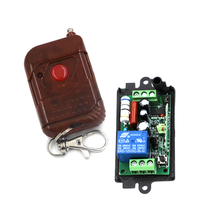 Sistema de interruptor remoto sem fio ac110v 220v 1ch rf controle remoto receptor transmissor e receptor 315mhz sku: 5179 2024 - compre barato