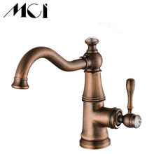Basin Faucets Brass with Diamond kitchen Faucet Gold Mixer Tap Single Handle Hot & Cold Washbasin Tap Torneiras Banheiro Mci 2024 - buy cheap