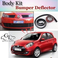 Bumper Lip Deflector Lips For Renault Pulse Front Spoiler Skirt For TopGear Friends Tuning View / Body Kit / Strip 2024 - buy cheap