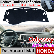 for Honda Odyssey 2014~2019 JDM Model Anti-Slip Mat Dashboard Cover Pad Sunshade Dashmat Protect Carpet Car Accessories RC1 RC2 2024 - buy cheap