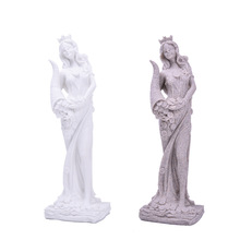 Buf escultura de resina decorativa, decoração artesanal europeia simples de 32cm para riqueza 2024 - compre barato