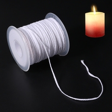 61m Cotton Braid Candle Wick Core Spool Non-smoke DIY Oil Lamps Candles Supplies 2024 - buy cheap