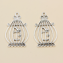 Wholesale 30pcs Tibetan Silver Birdcage Charms Pendants 20x33mm 2024 - buy cheap