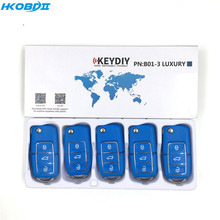 Hkobdii-controle remoto universal com 3 botões, produto original, 3 botões, azul, série b, kd900, tamanhos diferentes 2024 - compre barato