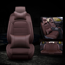 kalaisike leather universal car seat covers for Mercedes Benz all models E C ML GLK GLA CLA CLS GLE GL SLK G GLS S A B CLK class 2024 - buy cheap