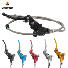 ZSDTRP Motorcycle Hydraulic Brake Clutch Lever Master Cylinder 1200mm Pit Bike For 7/8'' Handlebar For 125-250cc Vertical Engine 2024 - buy cheap