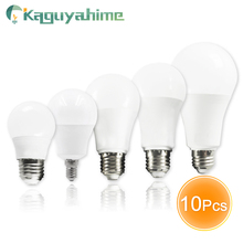 Kaguyahime 10pcs/lot E27 E14 LED Bulb Dimmable 3W 5W 6W 12W 15W 20W 24W Aluminum Gobal Lamp 220V 240V E27 Light Lampada Ampoule 2024 - buy cheap