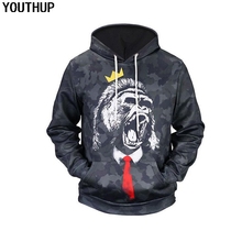 Youthup-camouflage hoodie for men 2024 - compre barato