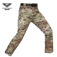 Xadrez calças de combate militar tático dos homens primavera ao ar livre caminhadas treinamento combate camuflagem calças esportivas plus size 5xl 2024 - compre barato