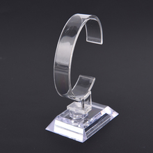 Soporte de exhibición de reloj de pulsera, caja de exhibición de herramientas de plástico transparente, embalaje de joyería, 10 Cm, con control de peso Total 2024 - compra barato