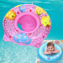 Float Swim Ring Inflatable Infant Kids Swimming Pool Rings Water Toys Double Handle Safety Baby Seat Swim Circle For Kids 2024 - buy cheap