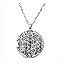 Dropshipping Flower of Life Kabbalah Round Pendant Necklace 2024 - buy cheap