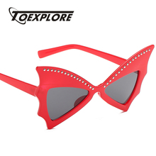 TOEXPLORE, gafas de sol de mariposa para mujer, gafas de marca de diseñador para hombre, gafas de sol Retro de lujo con marco grande, para fiesta, nueva moda UV400 2024 - compra barato