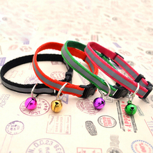 New 6 Colors Dog cat traction rope chain collar pet dog leash telescopic dog collar bells pet products 2024 - buy cheap