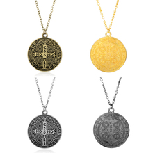 dongsheng New John Constantine Rune Demon Seal Texture Pendant Necklace Movie Jewelry Choker Necklace for Men Women 2024 - buy cheap