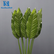 12 Spray Artificial Monstera Branch Fake Banana leaf Plant Leaves  Faux Foliage Leaf Real Touch Hight Quality 2024 - buy cheap