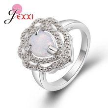 Higher Quality Fast Shipping Hot Sale Fashion White Opal Stone   Ring for Wedding Jewelry Gift Factory Direct-Selling 2024 - buy cheap