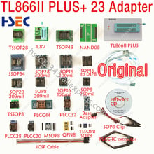 XGecu Original última versión TL866ii plus programador + 23 adaptador SOP8 IC Clipreplace MiniPro TL866CS TL866A programador Universal 2024 - compra barato