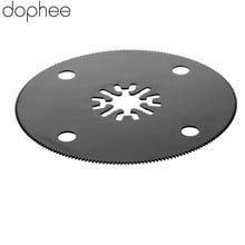 dophee 80mm Oscillating Multitool Bi-metal Teeth Saw Blade for Dremel Bosch Wood Cutting Multimaster Tools Renovator Power 2024 - buy cheap