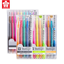 SAKURA Ballsign Painting Candy Color Pen Set Color Pen / Press Type Gel Pen 0.4/0.6/0.5MM 2024 - buy cheap