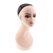 Cabeza de maniquí para mujer, soporte para hacer peluca, gorra, soporte de exhibición para gafas de sol, cabeza de entrenamiento 2024 - compra barato