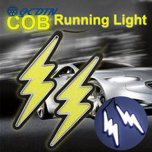 QCDIN 2PCS LED COB Car Turn Signal Light White Yellow Light Fog Light Daytime Lightning Super Bright DRL LED Signal Light 2024 - buy cheap