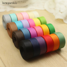 Kewgarden 9mm 3/8" Solid Color Grosgrain Ribbons Packing Ribbon Handmade Tape DIY Bowknot Satin Ribbon Accessories 30Y/lot 2024 - buy cheap