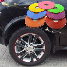 Hot8M/ Roll New Styling IPA Rimblades Car Vehicle Color Wheel Rims Protectors Decor Strip Tire Guard Line Rubber Moulding Trim 2024 - buy cheap