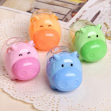 1pc Mini Cute Cartoon Pig Pencil Sharpener School Student Stationery Kids Gift Hot 2024 - buy cheap