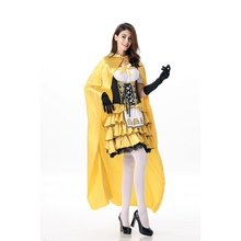 New Arrival Fashion Yellow Fairy Tale Princess Sexy Little Red Riding Hood Fantasia Uniformes Fancy Dress Halloween Costume 2024 - buy cheap