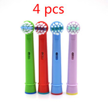 4 pcs/Set Electric Toothbrush Heads Replacement Soft-bristled POM 4 Colors SB-17A 2024 - buy cheap