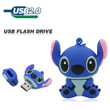 New fashion USB Flash Drive 64GB 32GB 16GB 8GB 4GB 2GB cartoon Stitch Pen drive flash card Memory stick lovely U Disk pendrive 2024 - buy cheap