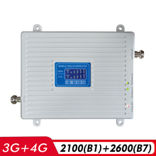 3G 4G Dual Band Booster WCDMA/UMTS 2100(B1)+FDD LTE 2600(B7) Cell Phone Signal Repeater 2100 2600mhz Mobile Cellular Amplifier 2024 - buy cheap