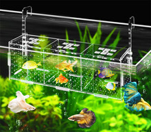 Акриловая прозрачная изоляционная коробка для аквариума, аквариума, воспроизведения фри, одного и двух ячеек 2024 - купить недорого