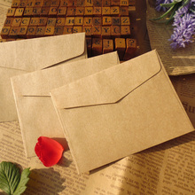 50pcs Small Vintage Brown Solid Kraft Gift Paper Bags Mini Party Favor Paper Envelopes 10X7.5CM 2024 - buy cheap