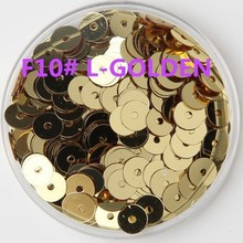 60g/lot 6mm Flat Round Sequins For Craft Bolsa DIY Accessories PVC Light Gold Confetti Spangles 2024 - buy cheap